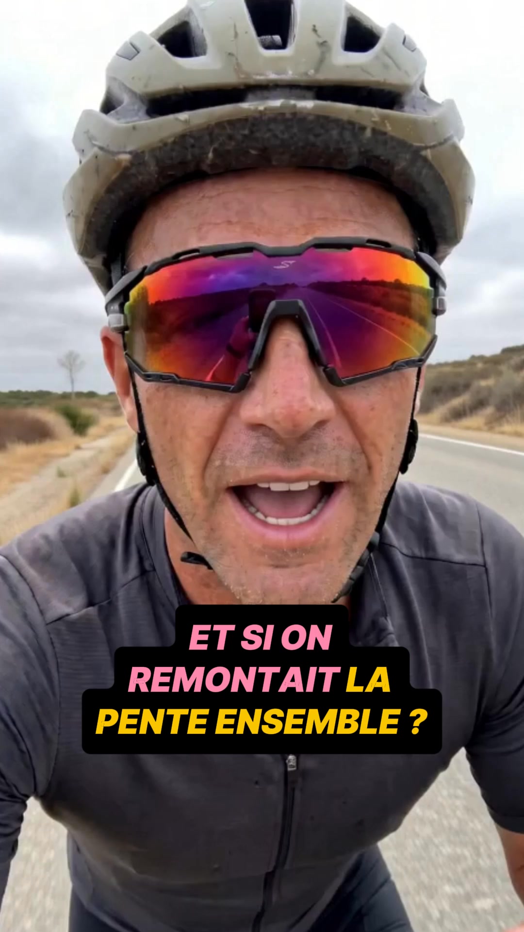 On ne pédale pas pour vous. Mais on est là quand vous repartez.
