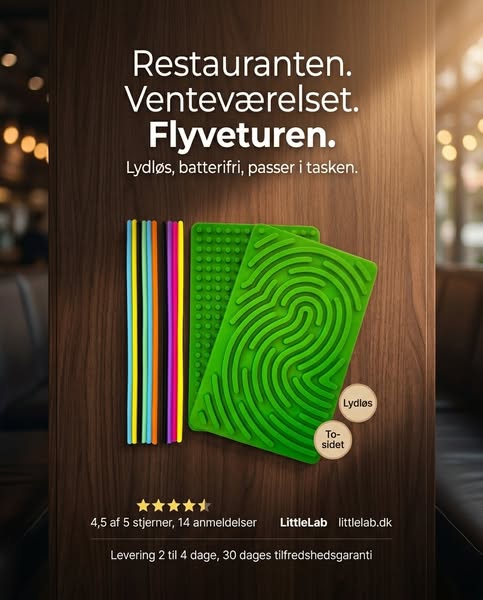 Skærmfri leg til små hænder