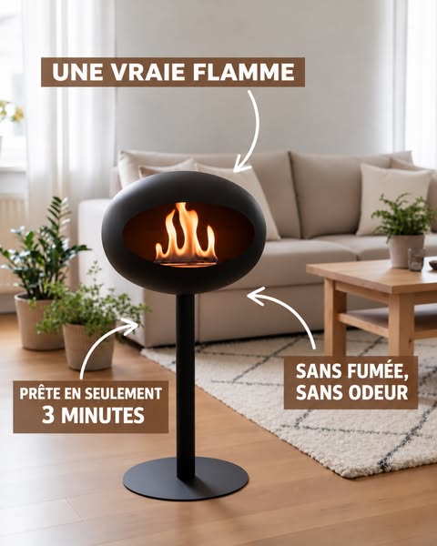Une vraie flamme en 3 minutes