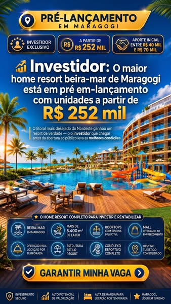 Últimas vagas — Pré-lançamento
