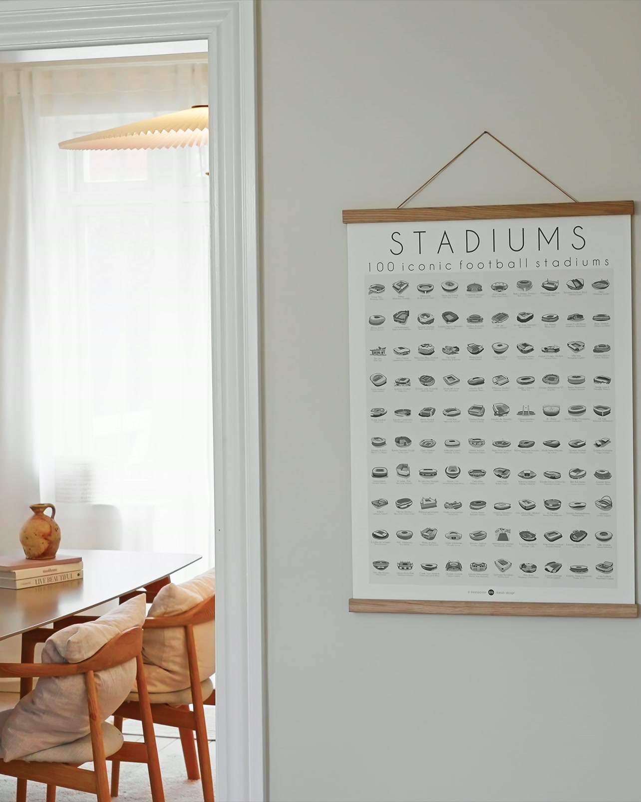 Den perfekte plakat til en fodboldfan!