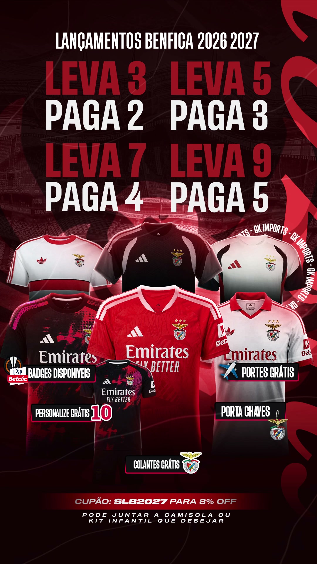 8% DESCONTO, usa o CUPÃO SLB2027