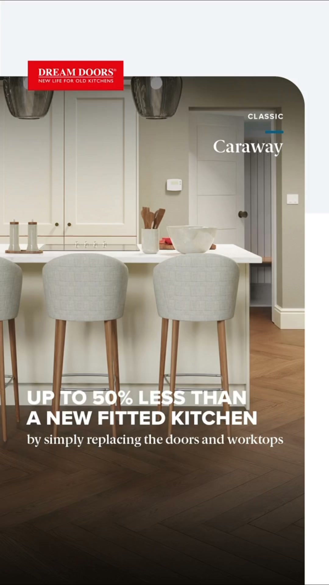 Up to 50% Less than A New Fitted Kitchen
