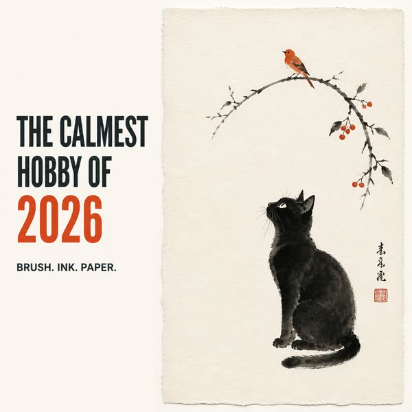 Learn The Ancient Japanese Art Of Painting Ink Cats