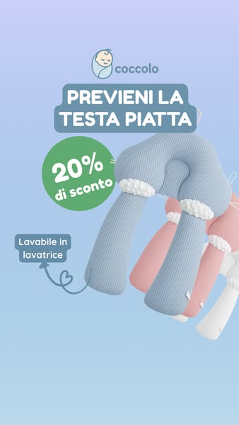 Il cuscino studiato per prevenire la testa piatta