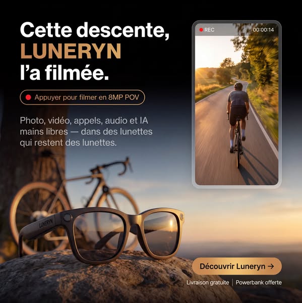 Lunettes intelligentes avec IA