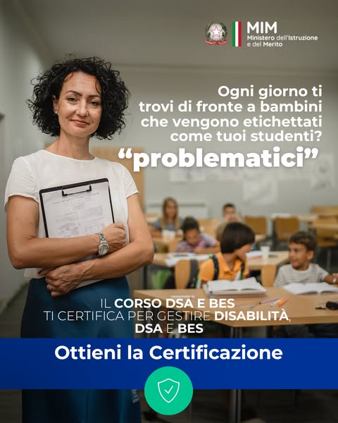 Corso DSA e BES Per Docenti ed Educatori