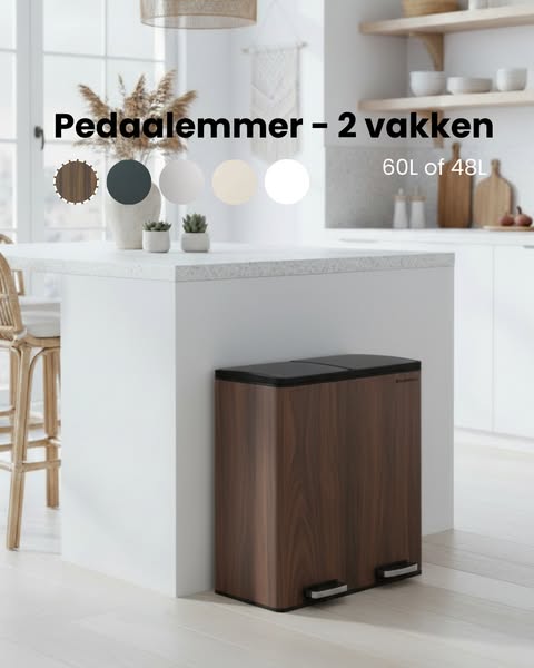 Elegante 60L pedaalemmer