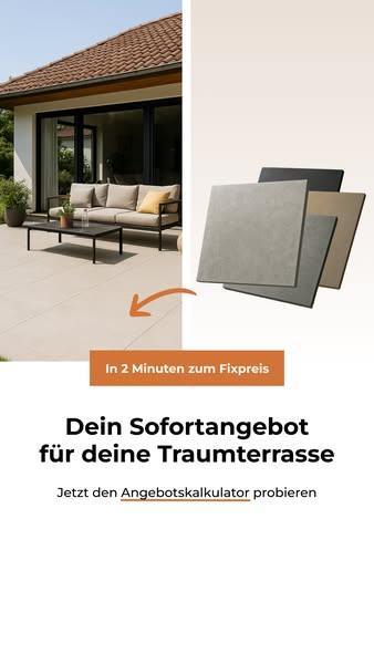 Deine Traumterrasse – in 2 Minuten kalkuliert