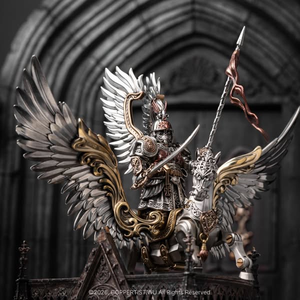 Winged Hussar Magnetic Figure