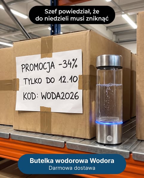 Poczuj różnicę z wodą wodorową