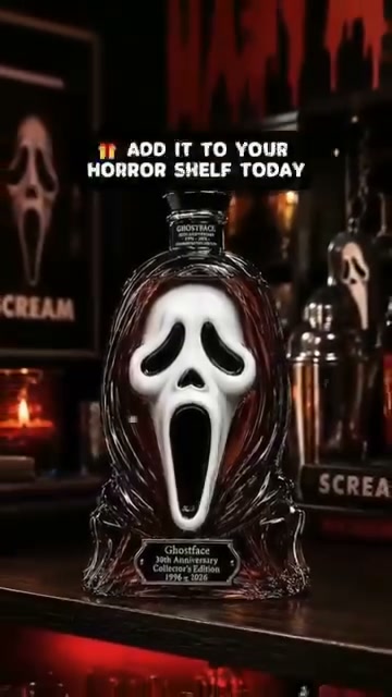 Ghostface 30th Anniversary 1996 – 2026 Whiskey Bottle