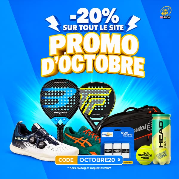 Tout à -20% ! Code OCTOBRE20