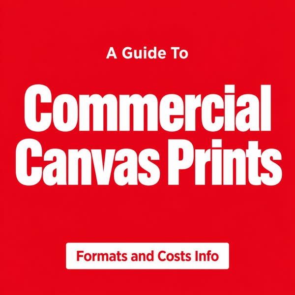 Commercial Canvas Prints: Formats and Costs