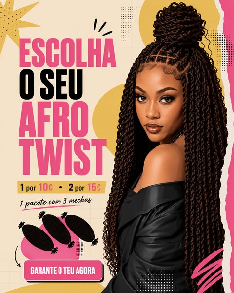 Afro Twist: 1 por 10€ | 2 por 15€