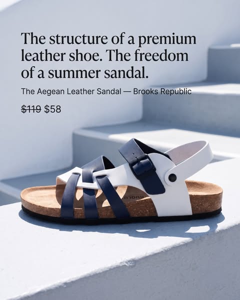 The Aegean Leather Sandal