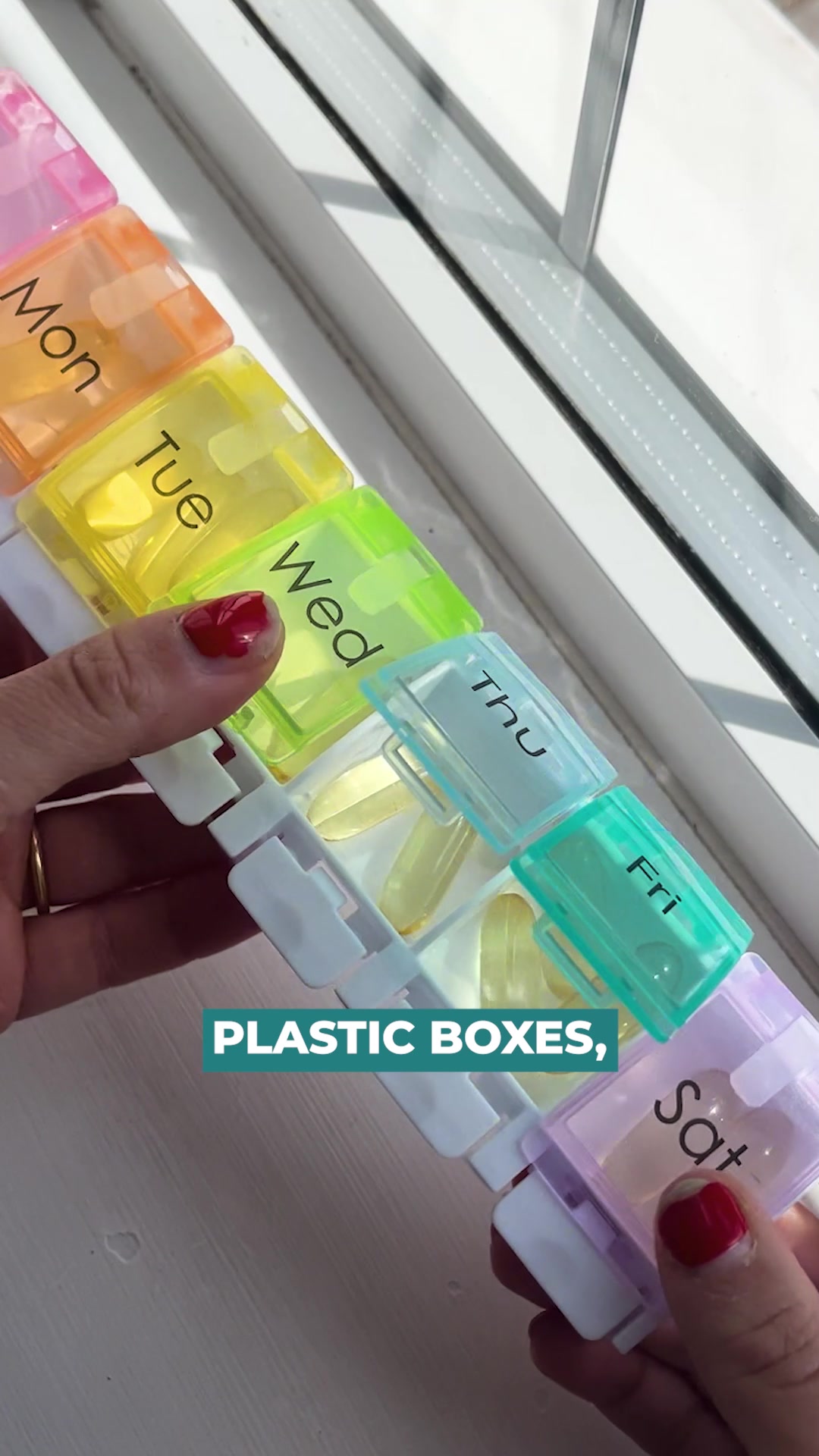 The counter-worthy pill box
