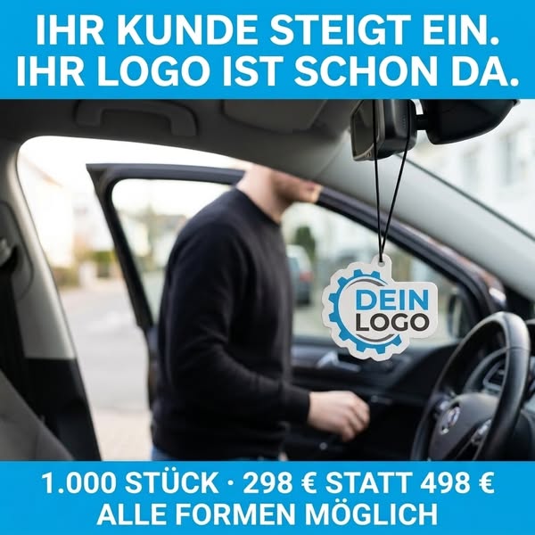 Ihr Logo fährt jeden Tag mit