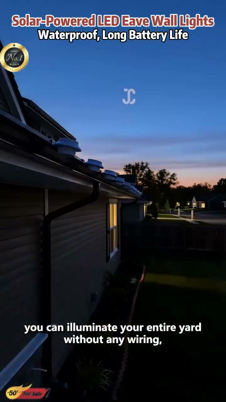 LIMITED-TIME 49% OFF! Light Up Gutters, Fences & Garden Walls — Solar-Powered Outdoor LEDs With No Mains Wiring Needed