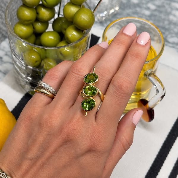 Martini Olive Ring