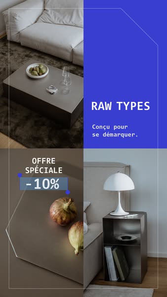 Profitez de -10 % sur RAW Types dès maintenant !