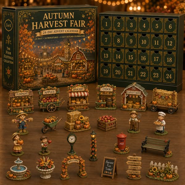 24 Days. 24 Miniatures. One Magical Festival Town.