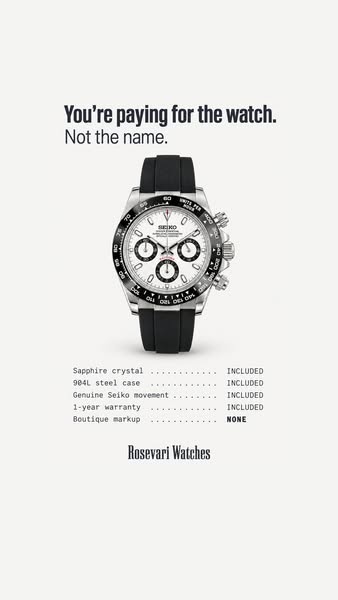 Paying for the watch. Not the name.