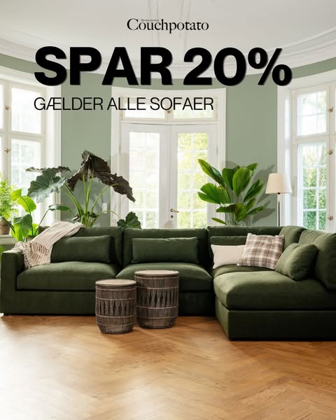 SPAR 20% på din næste flydersofa