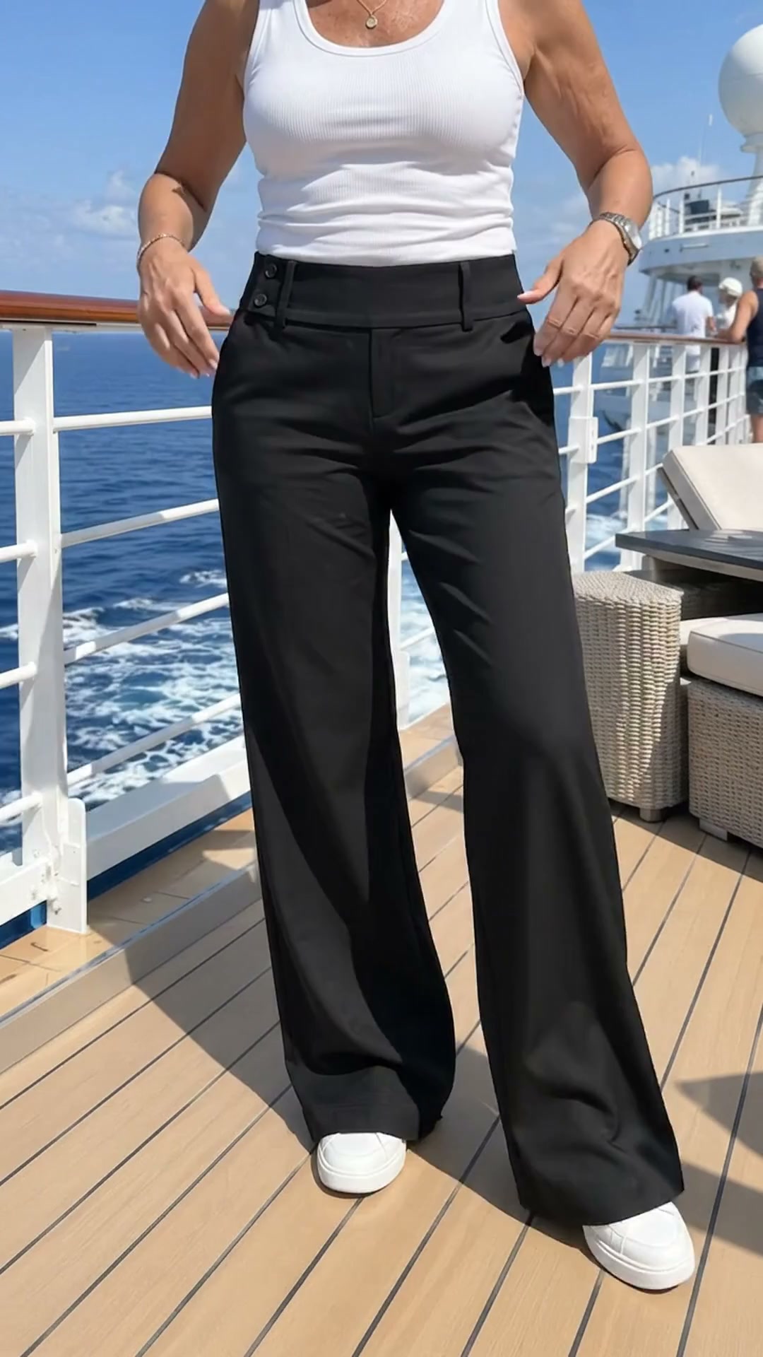 Duna Pantaloni Moderni Ampi