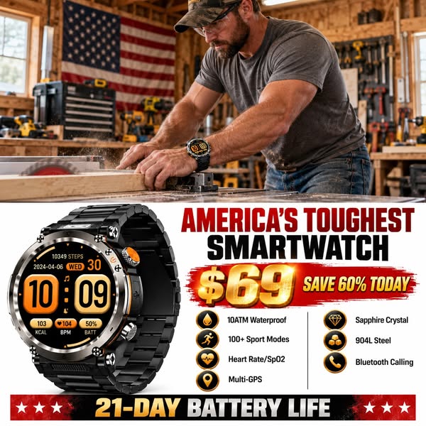 $69. GPS. 21-Day Battery. Waterproof. Calls & Notifications on your wrist. Health tracking 24/7.