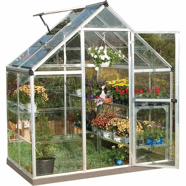 Palram Harmony Silver Steel 6 x 4ft Greenhouse
