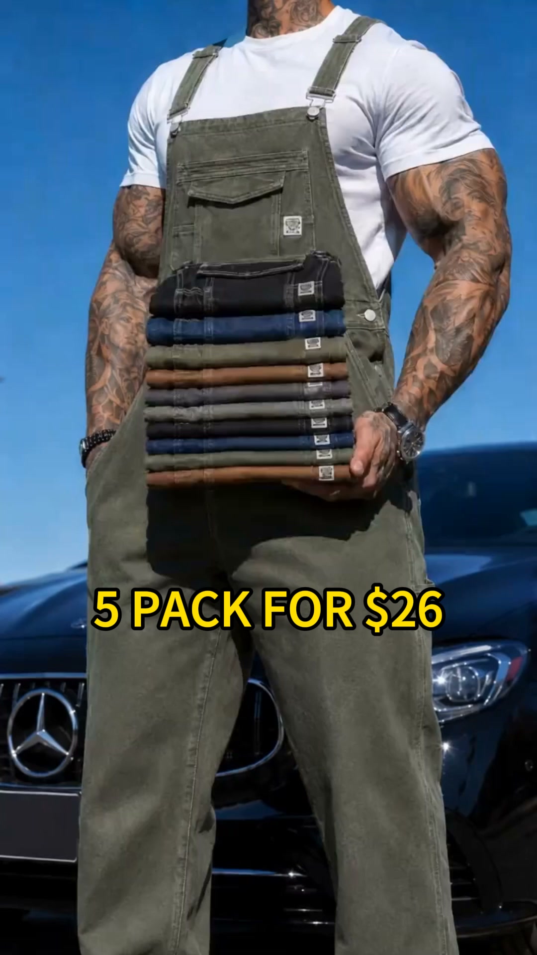 Heavyweight Denim Overalls