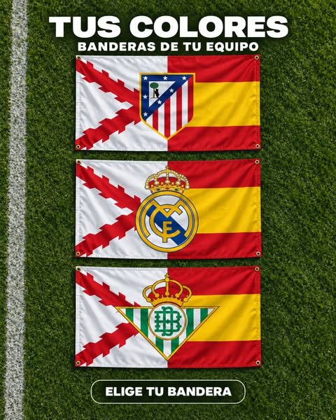 Banderas de tu equipo desde 34.99€