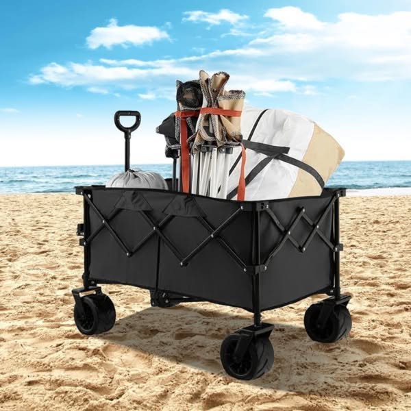 Chariot plage. Livraison gratuite.