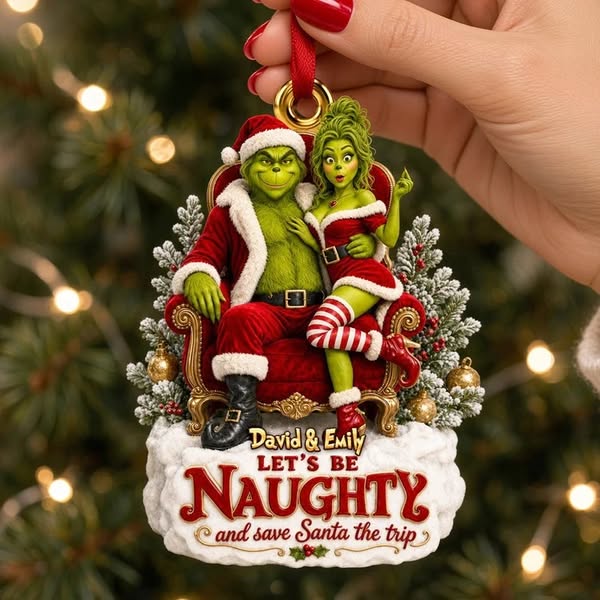 Grumpy Love Christmas Ornament - Personalized Gifts For Couple 07todh3 - Draconer