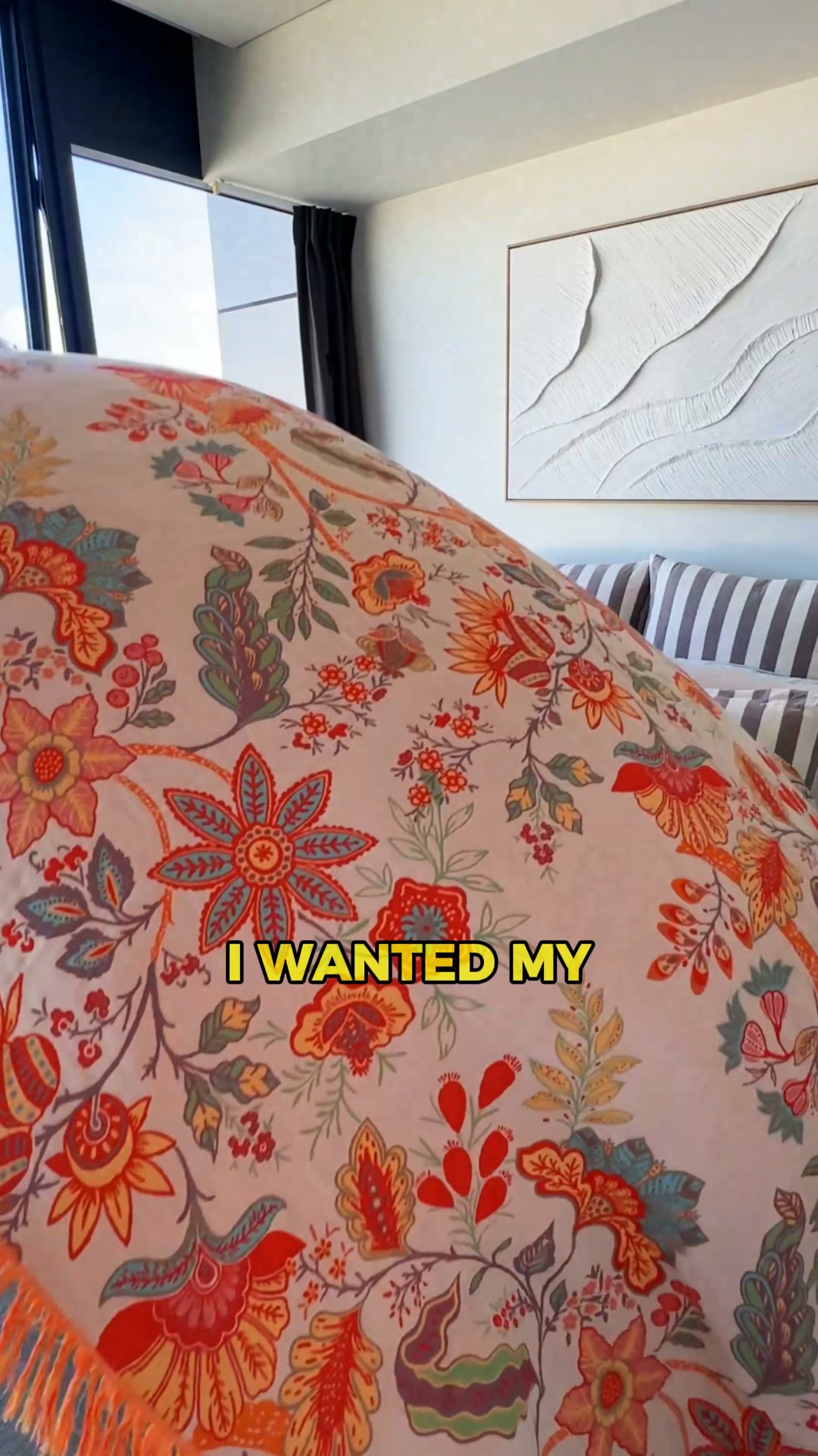 Rustic Floral Boho Blanket