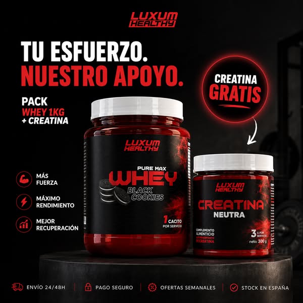 Proteína + Creatina GRATIS