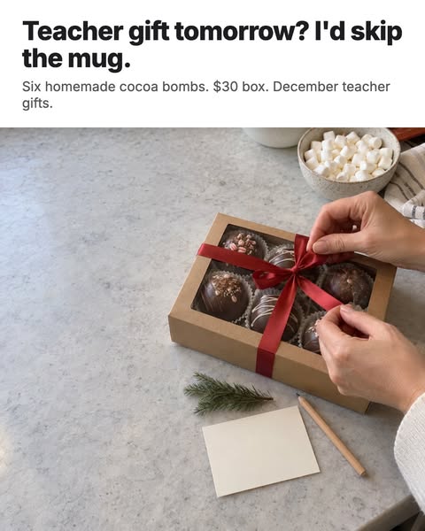 Teacher gift tomorrow? Skip the mug.