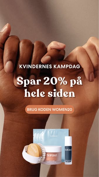 Kvindernes kampdag - Spar 20% på hele siden