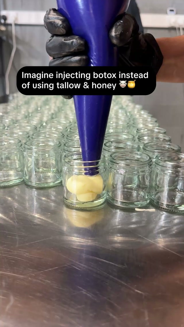 I made a face cream from BEEF FAT