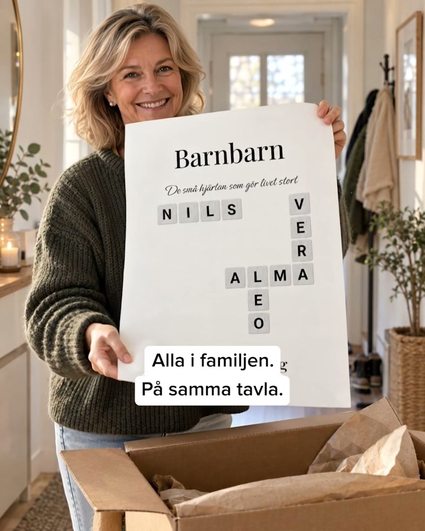 Du skriver namnen. Vi gör resten.