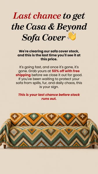 Final Stock: 50% Off