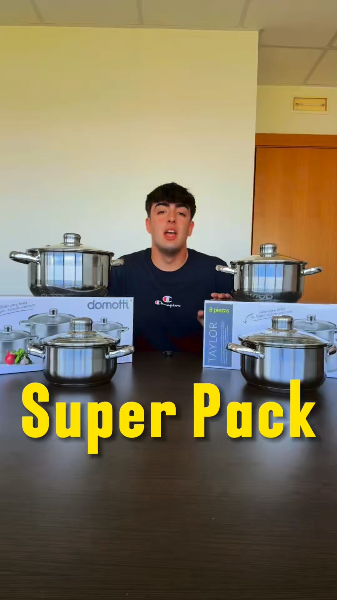 Batería Domotti de 4 ollas ¡Stock real en Liquidación!