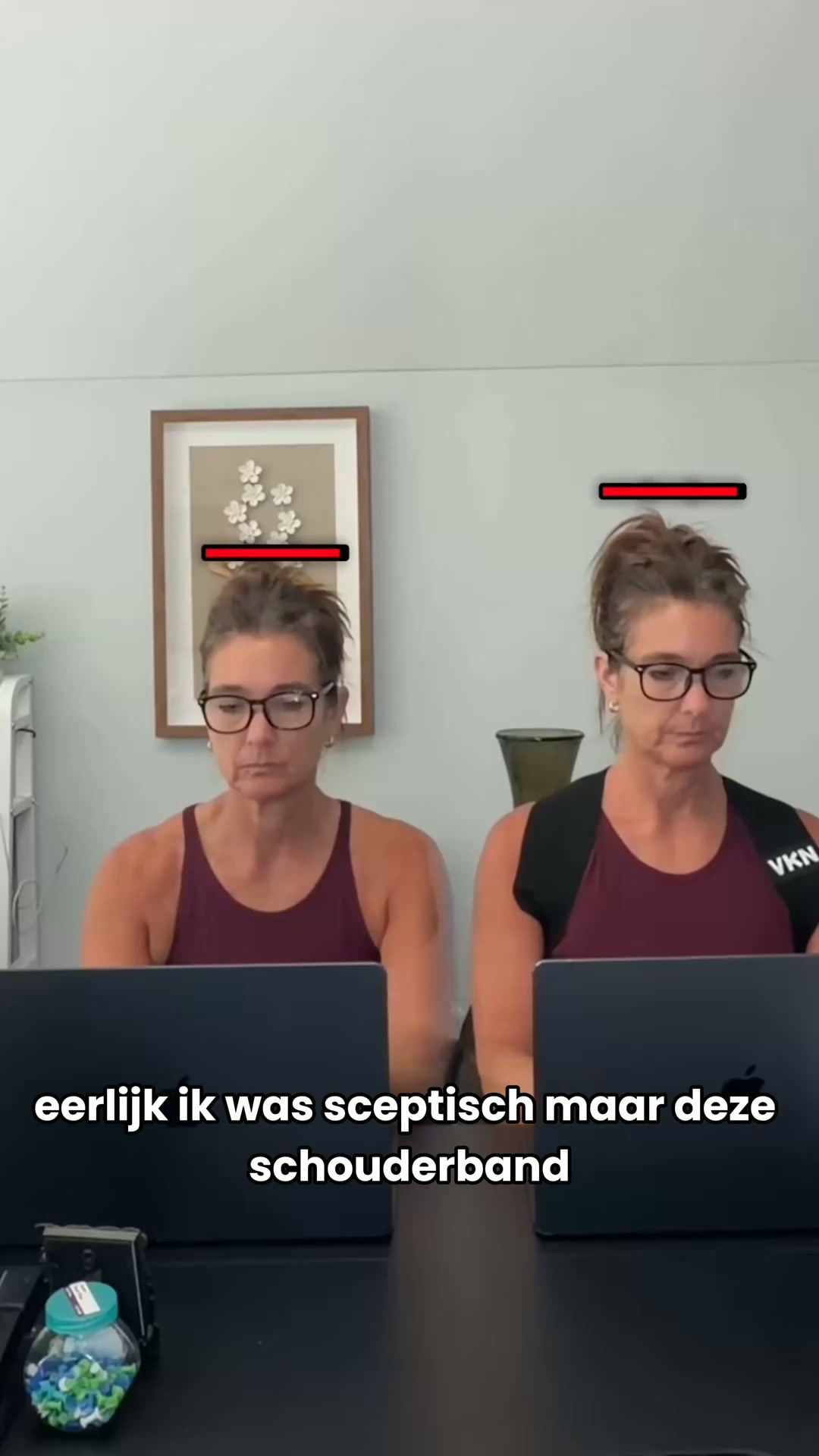 Rechtop, zonder eraan te denken