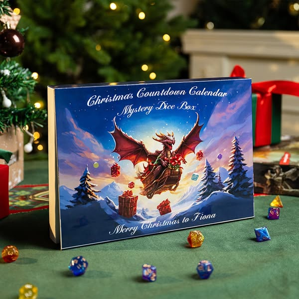 2024 Christmas Advent Calendar, Christmas Countdown Surprise, Random Dice Advent Calendar, Christmas Mystery Box, Christmas Gift For Teens