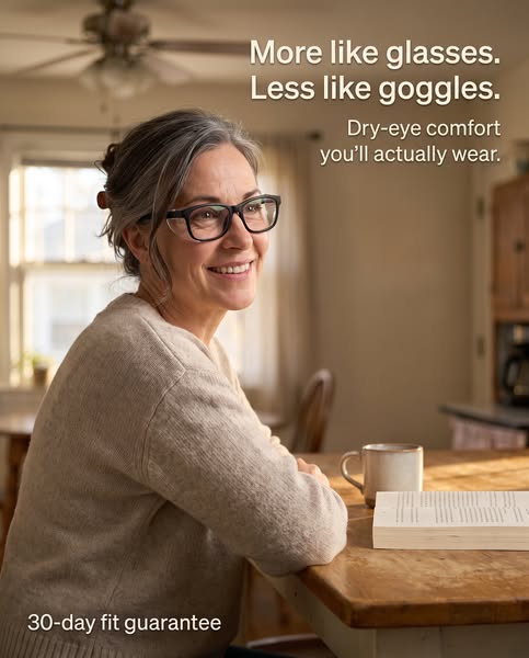 More Like Glasses. Less Like Goggles.