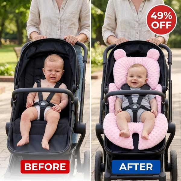 Stroller seat cushion