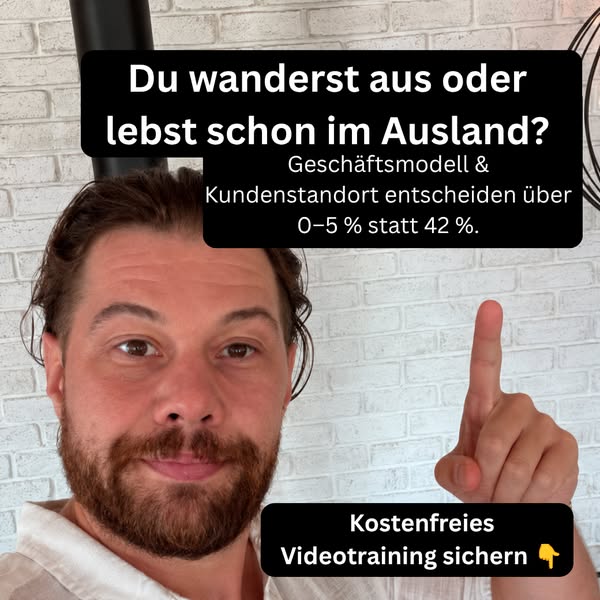 Ausgewandert? Jetzt optimieren