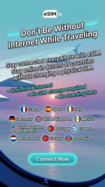 Say goodbye to expensive roaming bills and activate affordable global data with eSIM io.