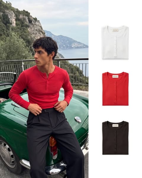 Elian Henley Top - Revivo Avenue